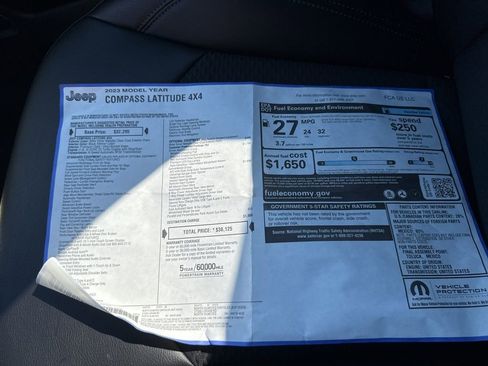 Used 2023 Jeep Compass Latitude w/ Convenience Group image 66