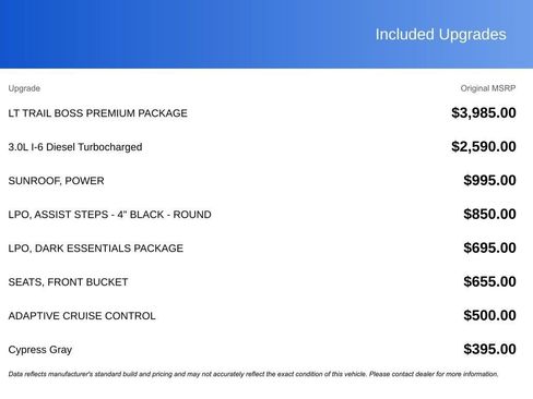 New 2026 Chevrolet Silverado 1500 LT Trail Boss w/ LT Trail Boss Premium Package image 15