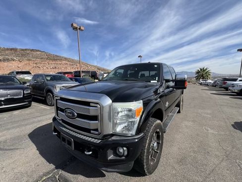 Used 2016 Ford F350 Platinum w/ Snow Plow Prep Package image 1