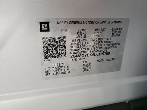 Certified 2020 Chevrolet Equinox Premier AWD/4WD image 26
