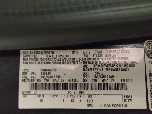 Used 2019 Ford Fiesta SE FWD image 33