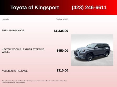 Used 2022 Lexus GX 460 Premium w/ Premium Package AWD/4WD image 3