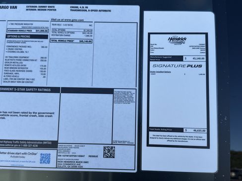 New 2025 GMC Savana 2500 w/ Driver Convenience Package image 37