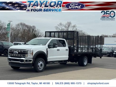 New 2025 Ford F550 4x4 Crew Cab Super Duty w/ XL Chrome Package image 1