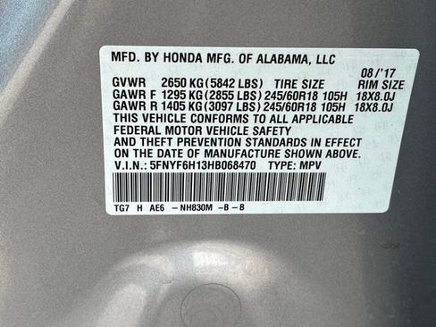 Used 2017 Honda Pilot LX image 21