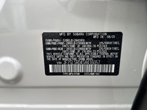 Certified 2025 Subaru Forester Limited w/ Protection Package (1PH) image 48