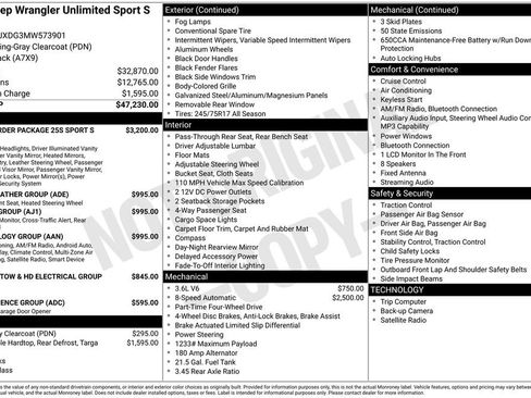 Used 2021 Jeep Wrangler Unlimited Sport image 24