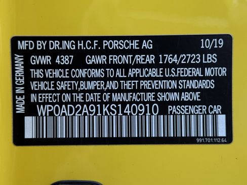 Certified 2019 Porsche 911 Turbo S image 40