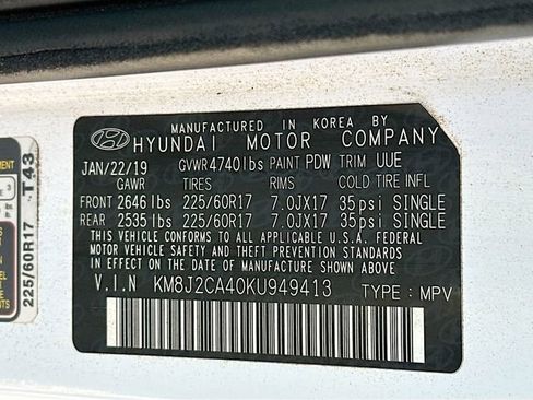 Used 2019 Hyundai Tucson SE AWD/4WD image 32