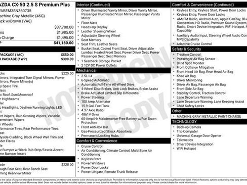 Used 2025 MAZDA CX-50 AWD 2.5 S w/ Accent Package image 36