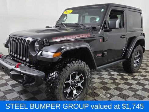 Used 2021 Jeep Wrangler Rubicon w/ Steel Bumper Group image 3