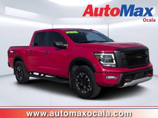Used 2021 Nissan Titan PRO-4X w/ Off Road Protection Package AWD/4WD image 1