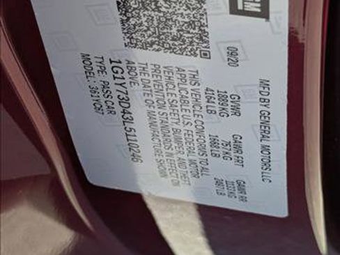 Used 2020 Chevrolet Corvette Stingray Preferred Conv w/ 2LT Preferred Equipment Group RWD image 22
