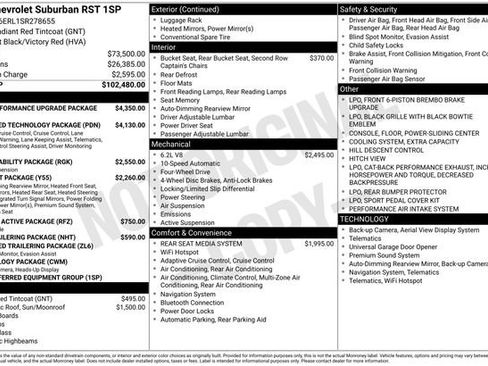 Used 2025 Chevrolet Suburban RST AWD/4WD image 18