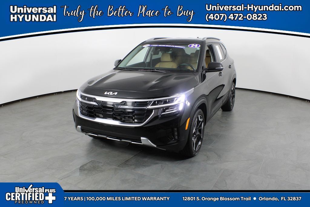 Used 2024 Kia Seltos SX w/ SX Sunroof Package AWD/4WD 360° Tour