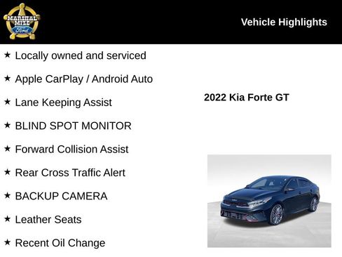 Used 2022 Kia Forte GT w/ GT Technology Package image 2