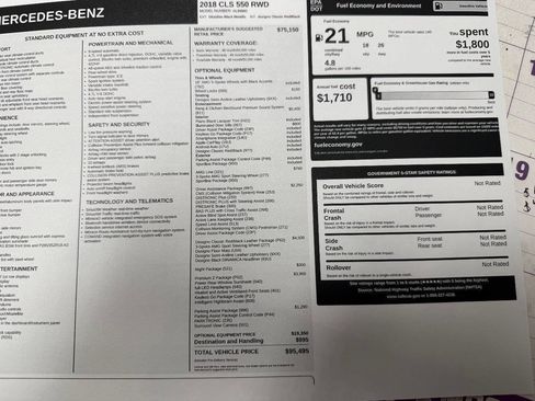 Used 2018 Mercedes-Benz CLS 550 image 12