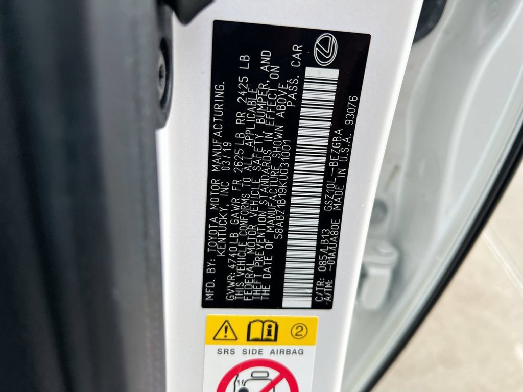 Used 2019 Lexus ES 350 w/ Accessory Package 2 FWD image 23