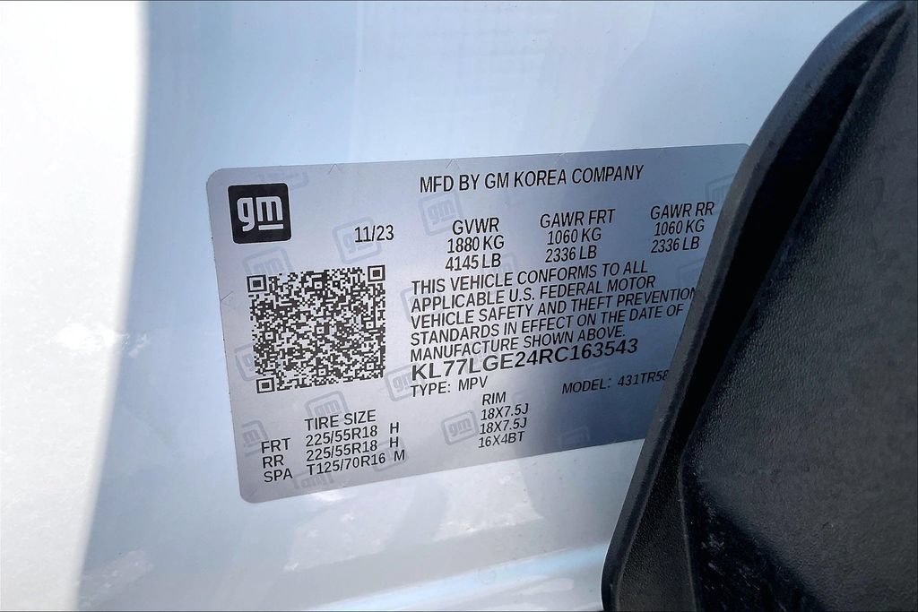 Used 2024 Chevrolet Trax RS w/ Driver Confidence Package FWD image 22