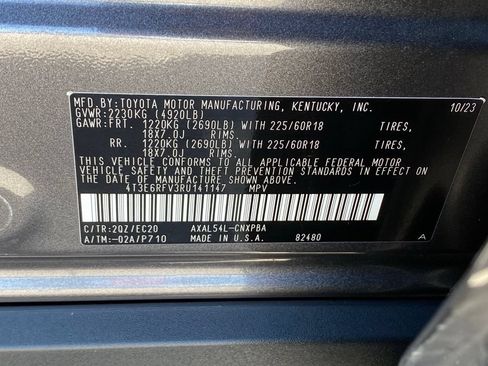 Certified 2024 Toyota RAV4 XSE w/ Advanced Technology Package AWD/4WD image 37