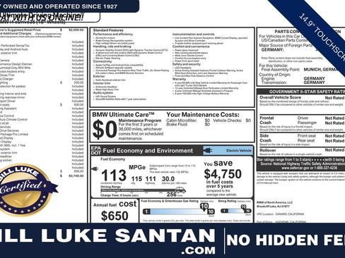 Used 2023 BMW i4 eDrive35 RWD image 1