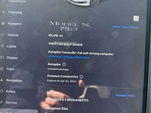 Used 2018 Tesla Model S 75D AWD/4WD image 4