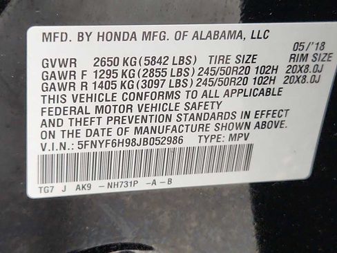 Used 2018 Honda Pilot Touring image 11