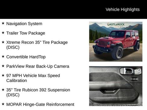 Certified 2022 Jeep Wrangler Unlimited Rubicon w/ Xtreme Recon 35" Tire Package image 8