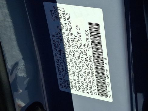 New 2026 Honda Ridgeline Black Edition image 15