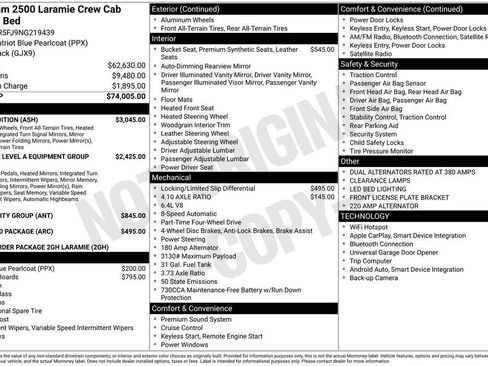 Used 2022 RAM 2500 Laramie w/ Night Edition AWD/4WD image 31