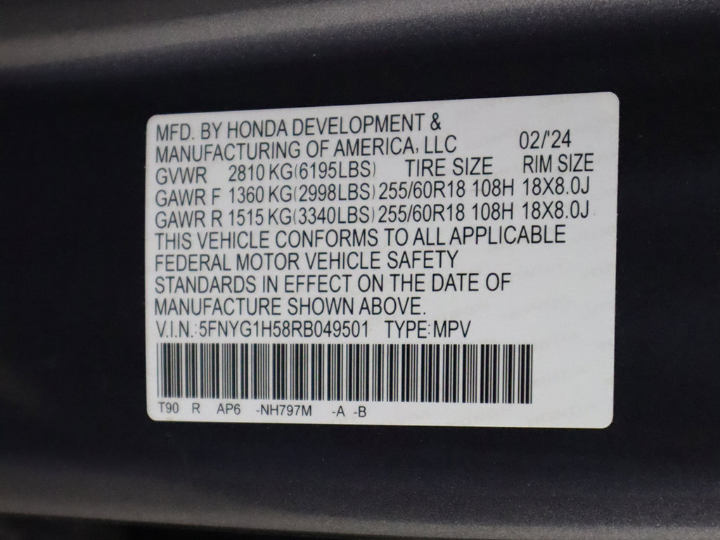 Certified 2024 Honda Pilot EX-L image 58