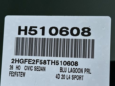 New 2026 Honda Civic Sport image 24