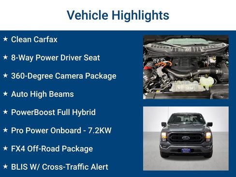 Used 2023 Ford F150 XLT w/ Equipment Group 301A Mid image 3