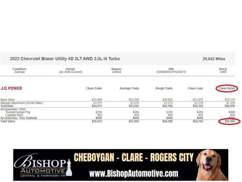 Used 2023 Chevrolet Blazer LT w/ Convenience Package image 11