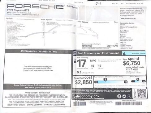 Used 2021 Porsche Cayenne GTS AWD/4WD image 7