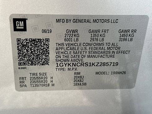 Used 2019 Cadillac XT5 Luxury w/ Sport Package FWD image 40