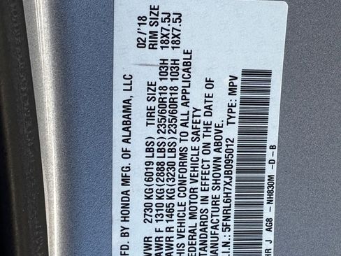 Used 2018 Honda Odyssey EX-L image 31