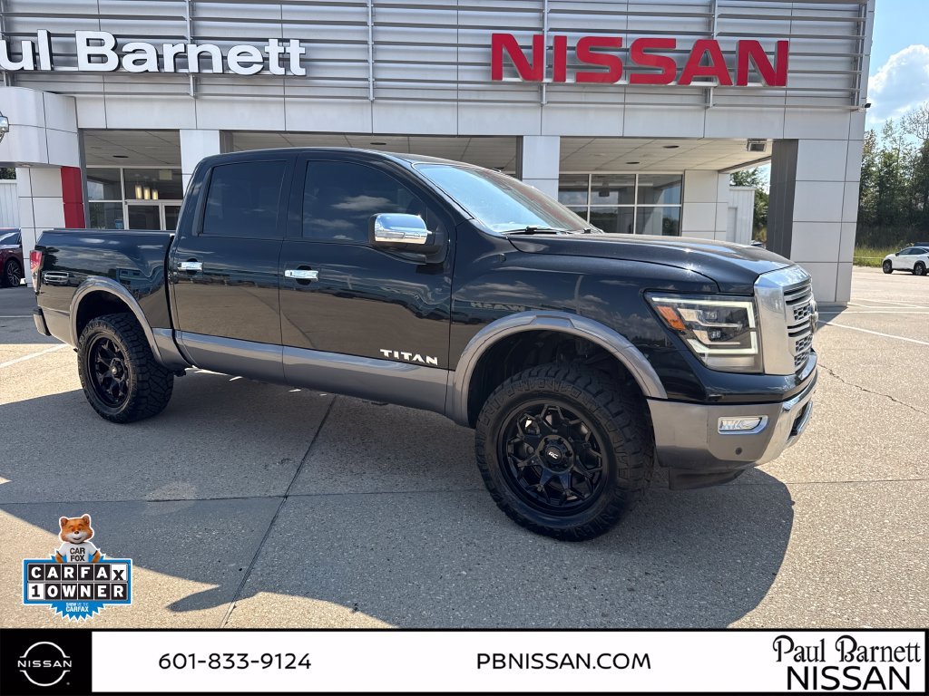 Used 2021 Nissan Titan Platinum Reserve w/ Moonroof Package AWD/4WD image 14