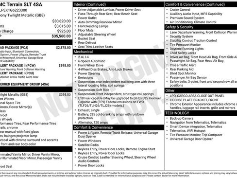 Used 2016 GMC Terrain SLT w/ Open Road Package FWD image 42