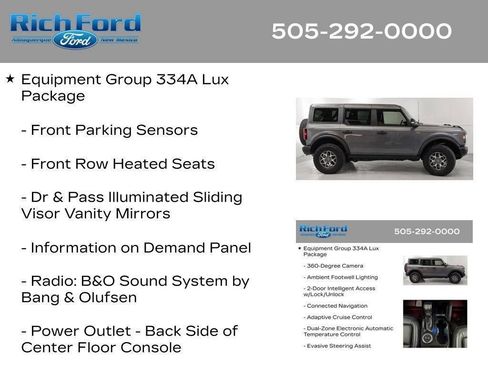 Certified 2025 Ford Bronco Badlands AWD/4WD image 63