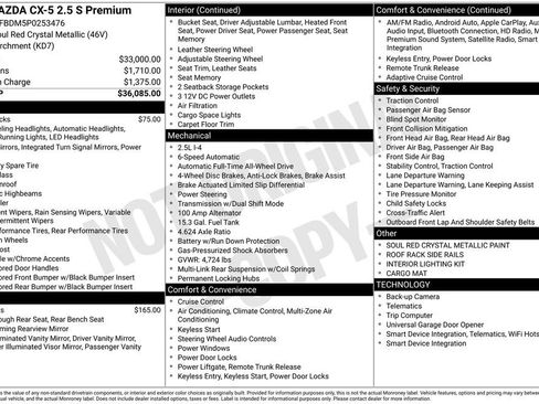 Used 2023 MAZDA CX-5 AWD 2.5 S w/ Premium Package image 10