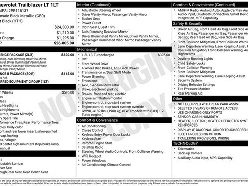 Used 2023 Chevrolet TrailBlazer LT w/ Convenience Package image 9