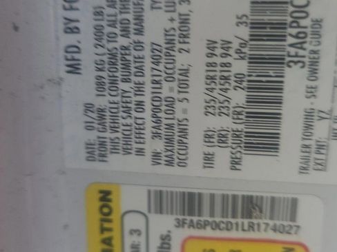 Used 2020 Ford Fusion SEL FWD image 20