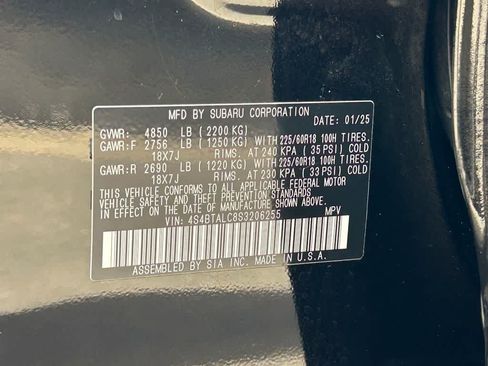 Certified 2025 Subaru Outback Onyx Edition AWD/4WD image 22