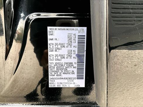 Used 2023 Nissan Frontier SV w/ SV Premium Package image 36