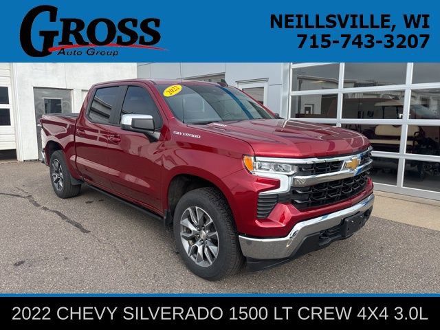 Used 2022 Chevrolet Silverado 1500 LT w/ Leather Package AWD/4WD image 1