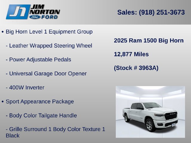 Used 2025 RAM 1500 Big Horn AWD/4WD image 40