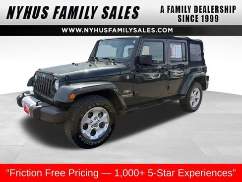 Used 2015 Jeep Wrangler Unlimited Sahara w/ Connectivity Group image 1