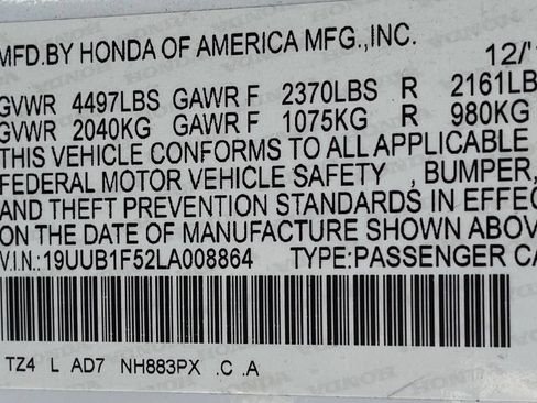Used 2020 Acura TLX w/ Technology Package FWD image 38