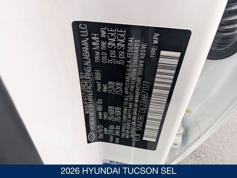 New 2026 Hyundai Tucson SEL AWD/4WD image 34